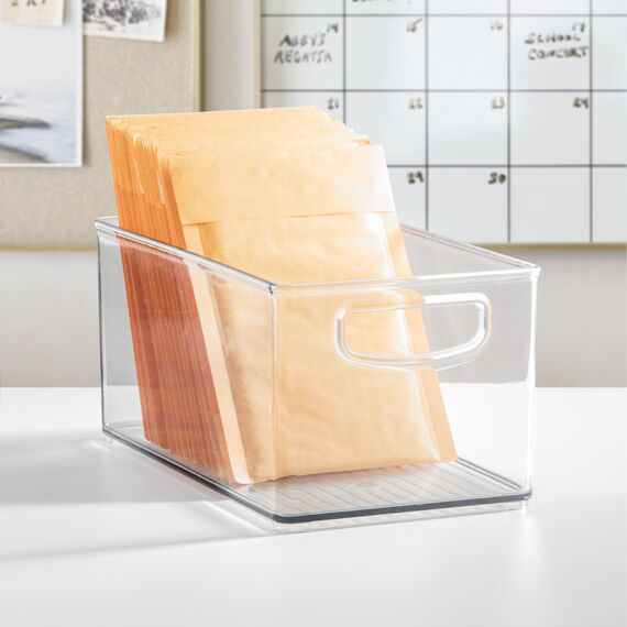 InterDesign Interdesign Home Kitchen Organizer Bin For Pantry Ohrstöpsel 9 centimeters Schwarz (Black)