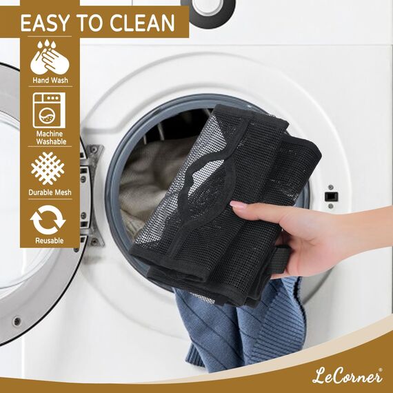 LeCorner Plastiktütenhalter, große Kapazität, Lebensmittelbeutelhalter, atmungsaktiver Netz-Plastiktütenhalter für Lebensmitteltüten, leichter Müllbeutelhalter, Spender, Organizer