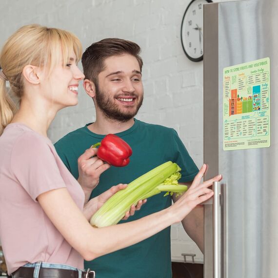 Levain & Co Magnet zur Aufbewahrung von Obst und Gemüse, hält Lebensmittel länger frisch