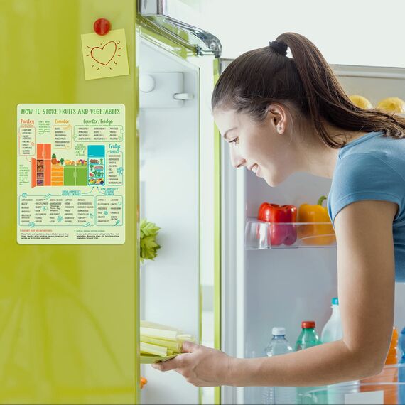 Levain & Co Magnet zur Aufbewahrung von Obst und Gemüse, hält Lebensmittel länger frisch