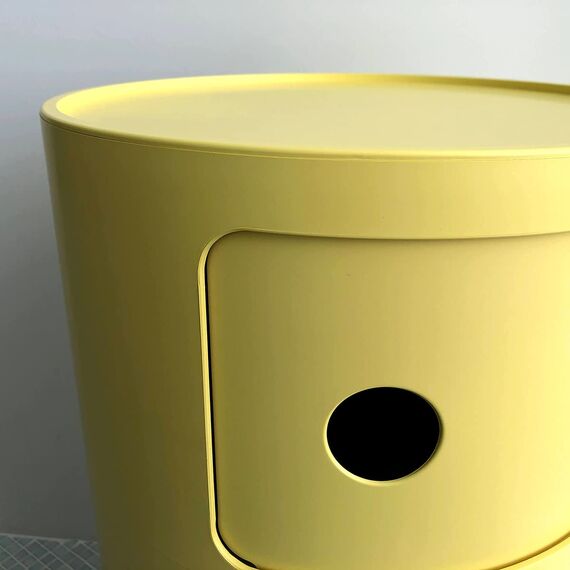 Kartell Componibili Bio, Container 3-fächer, Gelb