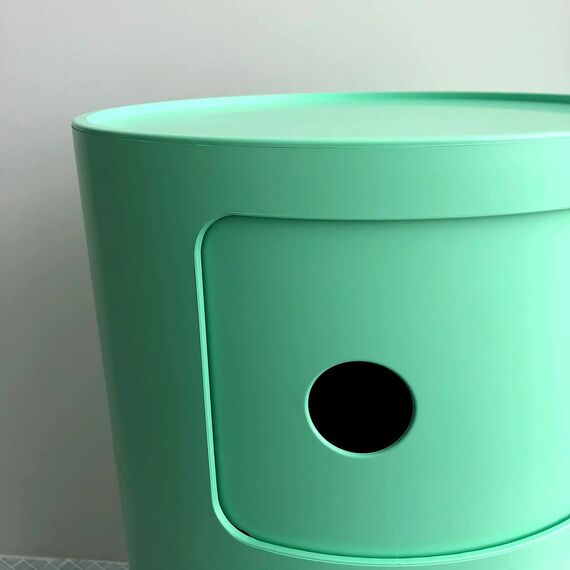 Kartell Componibili Bio, Container 3-fächer, Grün