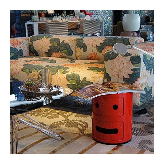 Kartell Componibili Container neutral, Kunststoff, Rot, 32 x 32 x 40 cm