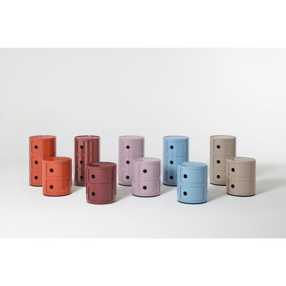 Kartell Componibili, Container 3-fächer, Bordeaux