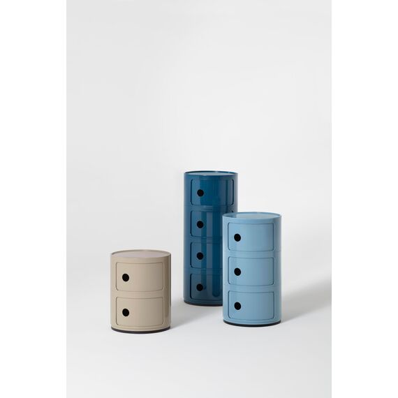 Kartell Componibili, Container 3-fächer, Hellblau