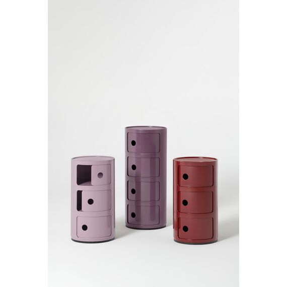 Kartell Componibili, Container 3-fächer, Malve