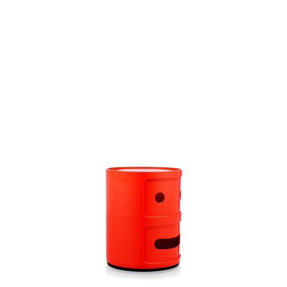 Kartell Componibili Container neutral, Kunststoff, Rot, 32 x 32 x 40 cm