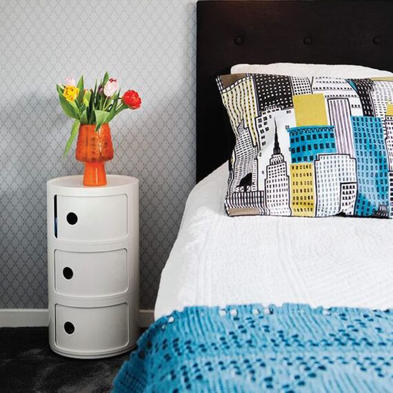 Kartell Componibile, Acrylnitril-Butadien-Styrol, Weiß, 3 Fächer