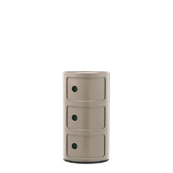Kartell Componibili, Container 3-fächer, Taupe