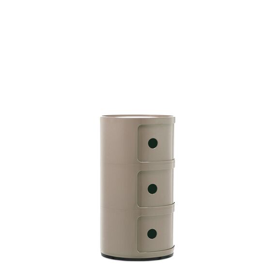 Kartell Componibili, Container 3-fächer, Taupe