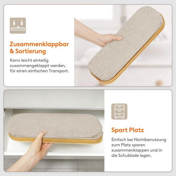Lifewit Toilettenpapier Aufbewahrungskorb, Bambus Badezimmer Organizer, Klopapier Aufbewahrungsschrank für Enge Räume, Toilet Paper Behälter mit Deckel, 30L，Beige
