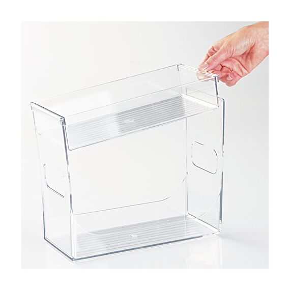 iDesign 68530EU Schrank-Boxen Gewürzregal, 25,75 cm x 11,75 cm x 21,75 cm, durchsichtig