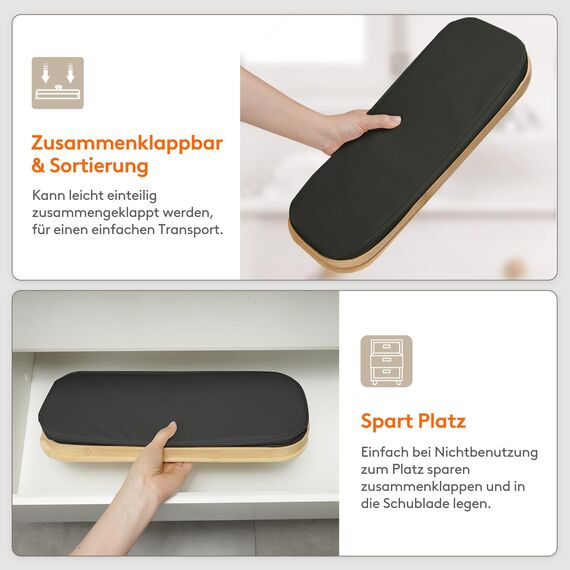 Lifewit Toilettenpapier Aufbewahrungskorb, Bambus Badezimmer Organizer, Klopapier Aufbewahrungsschrank für Enge Räume, Toilet Paper Behälter mit Deckel, 30L，Dunkelschwarz