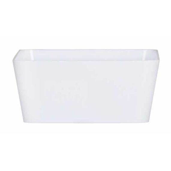 WENKO Ablage Candy, praktische Badezimmerablage für Badaccessoires, Aufbewahrung & Organisation in Bad und Gäste-WC in elegantem Design aus hochwertigem Kunststoff, BPA-frei, 22 x 14 x 6 cm, Weiß