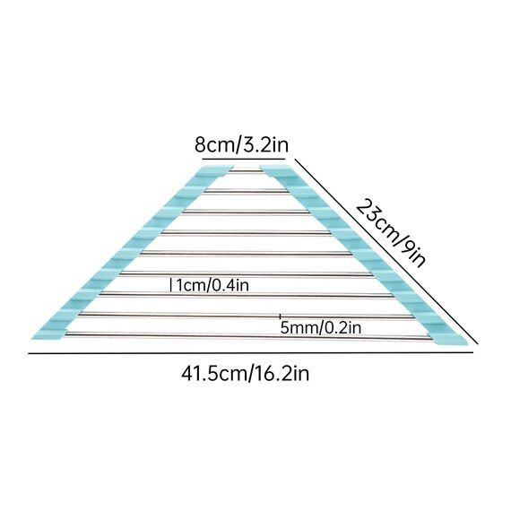 Tomorotec Dreieckiges aufrollbares Abtropfgestell für Spüle, Ecke, klein, faltbar, Edelstahl über der Spüle, Mehrzweck-Küchenabtropfgestell, Caddy, Aufbewahrung, platzsparendes Regal