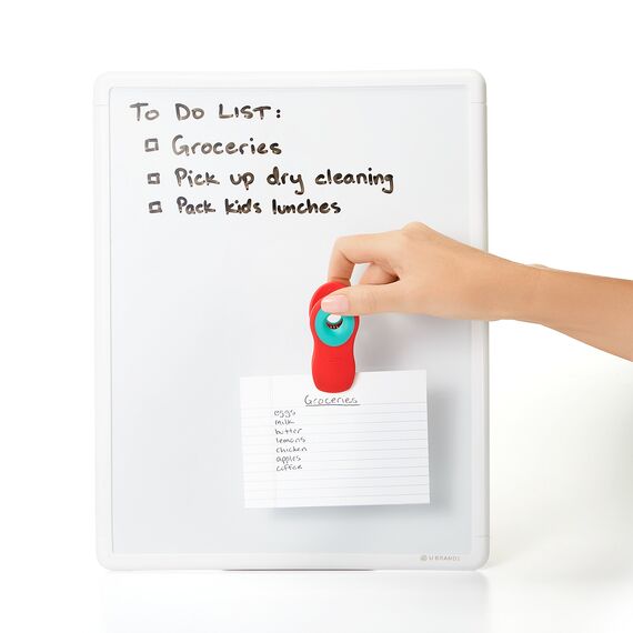 OXO Good Grips Magnetische Multifunktionsclips 4er-Set, Plastik, farbig, 10.16 x 3.81 x 11.12 cm