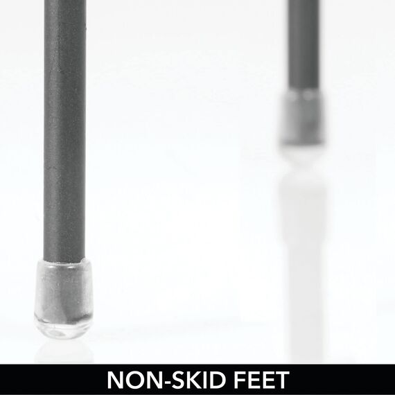 mDesign Regaleinsatz für Küchenschrank – praktische Geschirrablage aus Metall für mehr Abstellfläche – Schrankeinsatz zum Ausziehen – grau