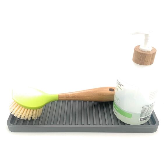 Happitasa Küchenspüle aus Silikon 12"x4" dunkelgrau