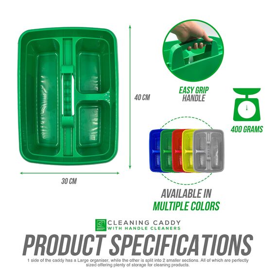 Aufbewahrungskorb mit Griff, ideal unter der Küchenspüle, für Reinigungsmittel, als Werzeugaufbewahrung Mehrfarbig, 5er-Pack
