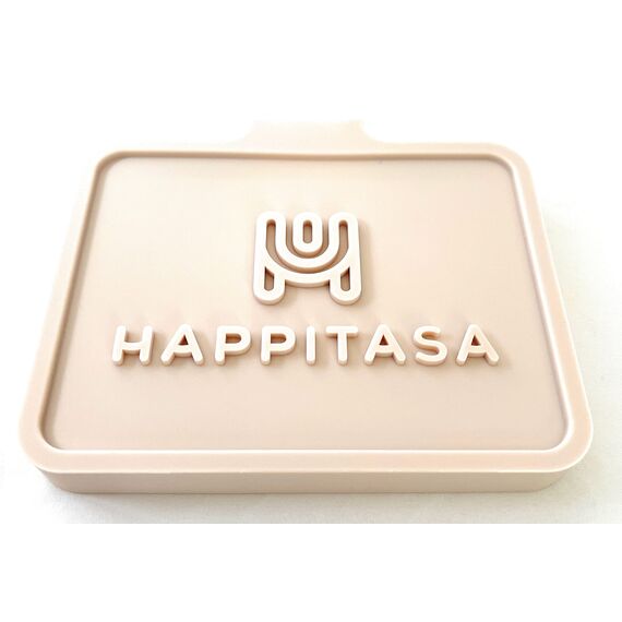 Happitasa Silikon-Seifenschale und Schwammhalter mit Abfluss-Chute, 2 Stück (Sand-Dollar, 13 x 10 cm)