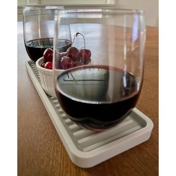 Happitasa Küchenspüle aus Silikon 12"x4" dunkelgrau