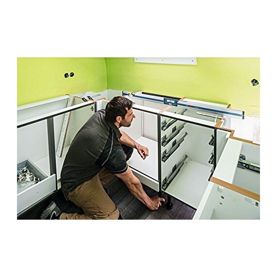 Bosch Professional Digitaler Neigungssensor GIM 120 (Messbereich: 0-360º, Länge: 120 cm), schwarz, blau, silber, 0601076800