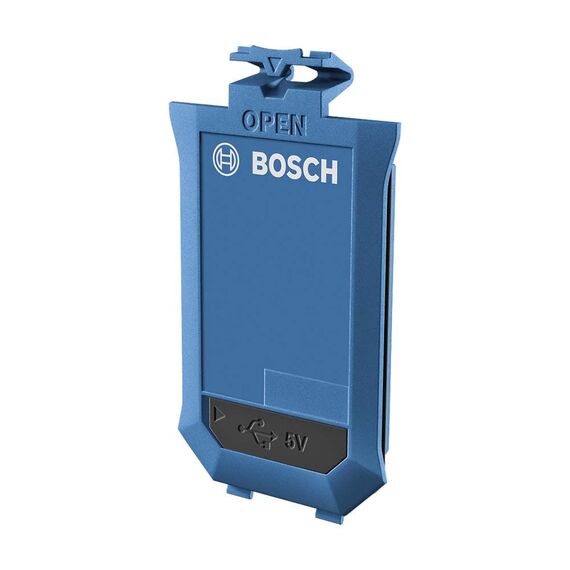 Bosch Professional Laser-Entfernungsmesser GLM 50-23 G (grüner Laser, Neigungssensor, Reichweite: bis zu 50 m, robust, IP65, ± 1,5 mm, 2X AA-Batterie, Schlaufe) + GLM Lithium-Ionen-Akku BA 3.7V 1.0Ah