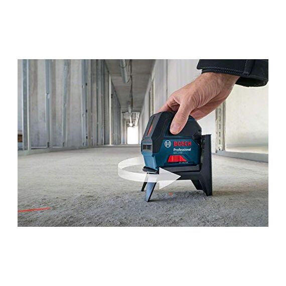 Bosch Professional Kreuzlinienlaser GCL 2-50 (5x AA Batterien, Arbeitsbereich: 50m, im Handwerkerkoffer)