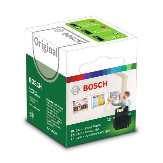 Bosch Laserentfernungsmesser Zamo Laser-Linienadapter (Zubehör für Zamo 3. Gen., zum einfachen Ausrichten von Objekten)