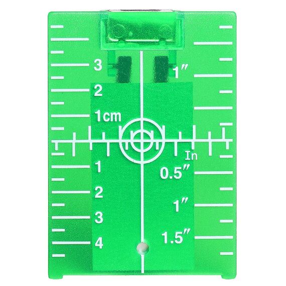 Huepar TP01G Grüne Laser Zielscheibe, Magnetische Laser Zieltafel mit Reflektoren, mit einer Grünem Kreuzlinienlaser Verwendet Werden, für eine Verbesserung der Grünem Laser-Sichtbarkeit