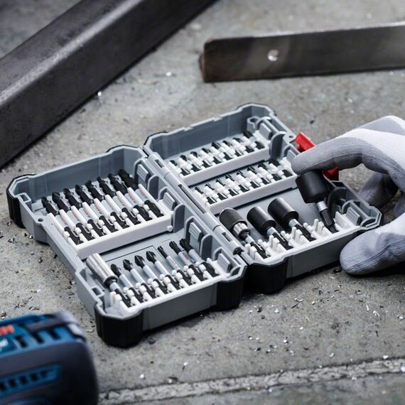 Bosch 36 tlg. Schrauberbit Set (Impact Control, Pick and Click, Professional Zubehör Schlagschrauber)