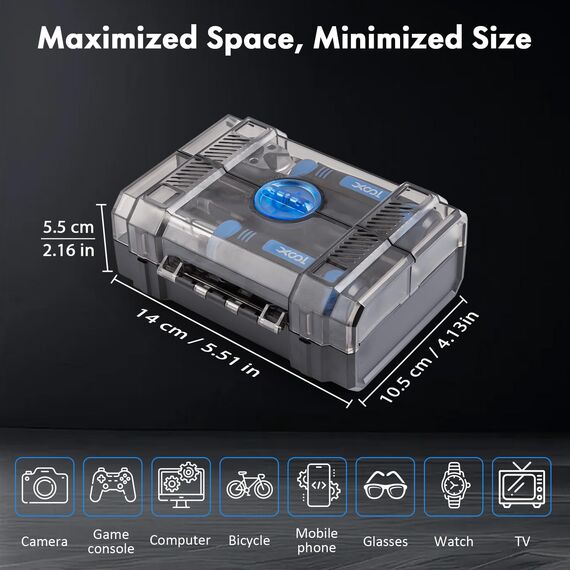 XOOL 78-in-1 Ratschen-Schraubendreher Set, Multifunktionales Präzisions-Werkzeugset mit 41 Bits, 6,35 mm Stecknüssen, Magnetischem Zubehör für Elektronik, Haushalt & DIY