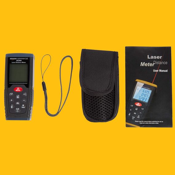 AmazonCommercial Laser 50m Distance Meter, Fast Measurement Ability of Outdoor