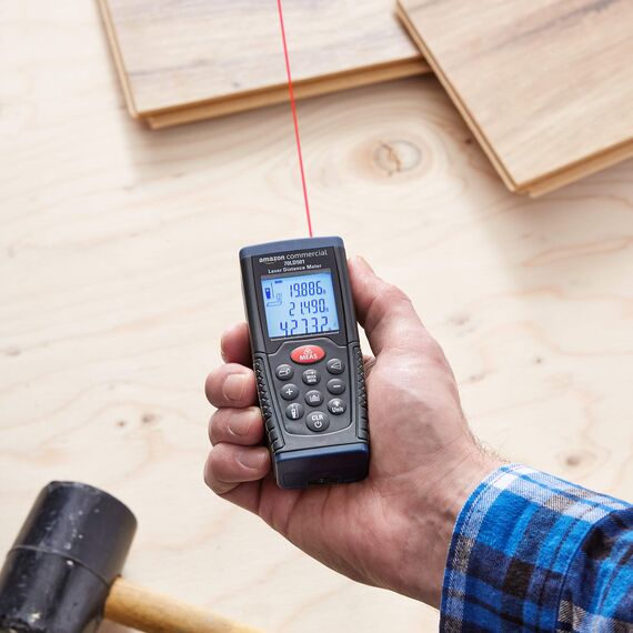 AmazonCommercial Laser 50m Distance Meter, Fast Measurement Ability of Outdoor