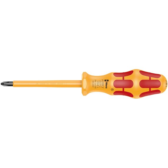 Wera '05051575001 1060 i/1062 i/6 Schraubendrehersatz Kraftform VDE, 6-teilig, Gelb/Rot