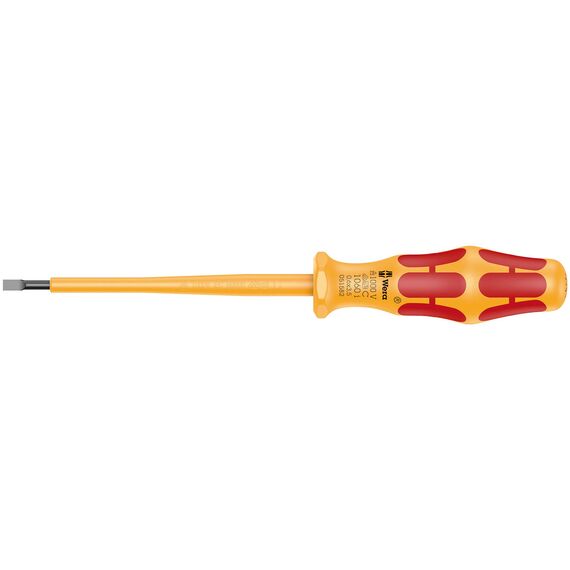 Wera '05051575001 1060 i/1062 i/6 Schraubendrehersatz Kraftform VDE, 6-teilig, Gelb/Rot