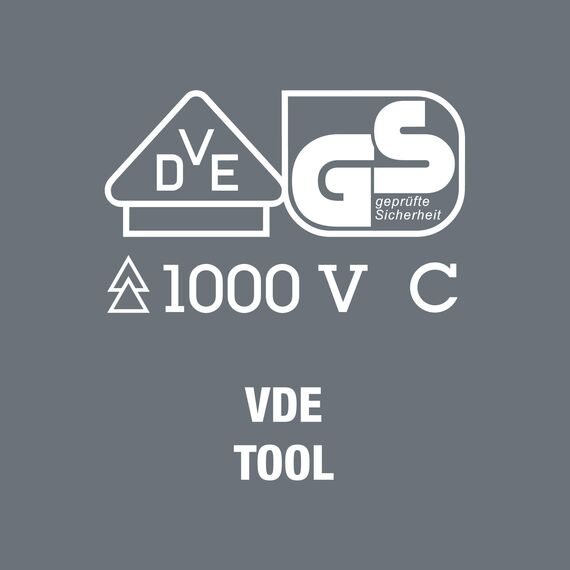 Wera '05051575001 1060 i/1062 i/6 Schraubendrehersatz Kraftform VDE, 6-teilig, Gelb/Rot