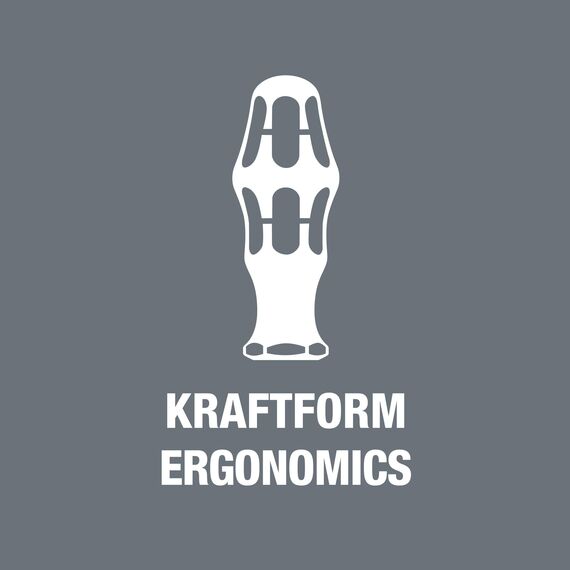 Wera '05051575001 1060 i/1062 i/6 Schraubendrehersatz Kraftform VDE, 6-teilig, Gelb/Rot
