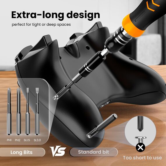 JOREST 115 in 1 Mini Feinmechaniker Schraubendreher Set, Geburtstag Werkzeug Geschenke für Männer, Magnetisches Reparaturwerkzeug Set für PC, Laptop, iphone, Macbook, PS5, Xbox, Switch, Brillen, Table