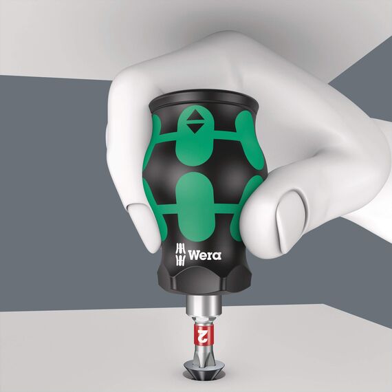 Wera 05008873001 Kraftform Kompakt Stubby 1 Schraubendreher mit Bit Magazin, 6-teilig