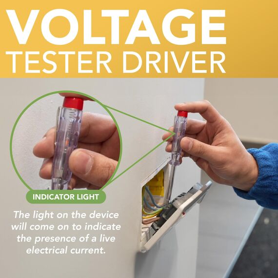 BLOSTM Isoliertes Schraubendreher-Set – 8-teiliges VDE-geprüftes elektrisches Schraubendreher-Set bis 1000 V Elektriker-Schraubendreher-Set, Aufbewahrungskoffer im Lieferumfang enthalten