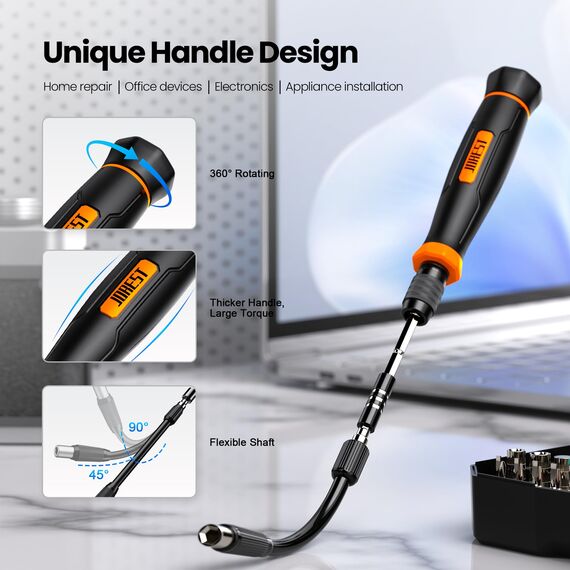 JOREST 152 in 1 Feinmechaniker Schraubendreher Set, Weihnachts geschenke für Männer, Mini Werkzeug Set mit Torx Triwing Bits, Reparatur Kit für Macbook, Laptop, PC,RC, PS5, Switch,Xbox, iphone