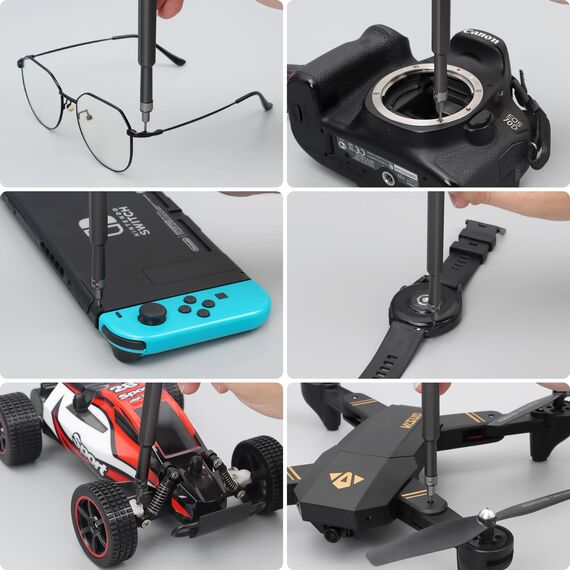 Präzisionsschraubendreher-Set 49 in 1 Kleines Schraubendreher-Set Magnetisches Reparaturwerkzeug-Set für Laptop, Phone, PC, MacBook, Tablet, Computer, PS5, PS4, Elektronik, Brillen, Uhren