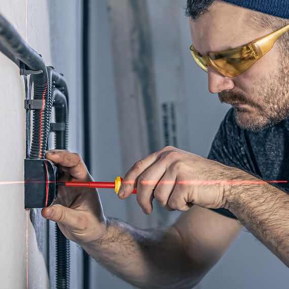CCLIFE 6-tlg VDE Schraubendreher Set 1000V isoliert mit Spannungsprüfer Schlitz Kreuz PH1 PH2 Anti Rutsch Griff