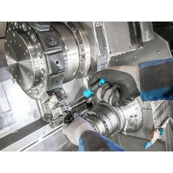HAZET Schraubendreher 811T/6, 6-teiliges Set mit Innen TORX Profil, rutschfester 3-Komponenten-Griff, Rundklinge, SW T10-T30
