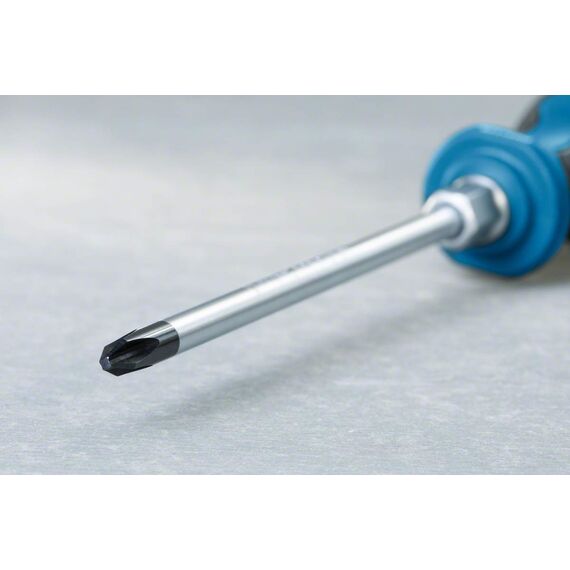 Bosch Professional Schraubendreher Set 6tlg. (SL/PH/PZ/TX, inkl. SL 3.5x75mm, TX 20x100mm, TX 15x75mm, SL 6.5x125mm, PZ 2x125mm, PH 1x100mm, Einlage)