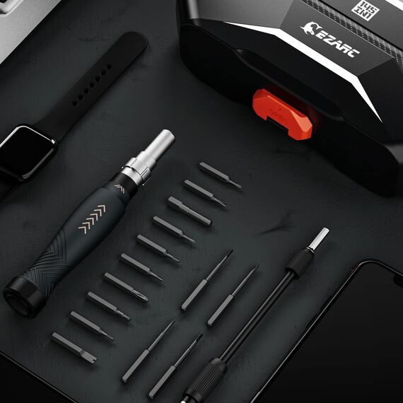EZARC Feinmechaniker Werkzeug Set, 145 in 1 Magnetische Präzision Schraubendreher Set, Feinmechaniker Schraubendreher Set für Handys Elektronische DIY-Modelle, Smartphones, Laptop, Kamera