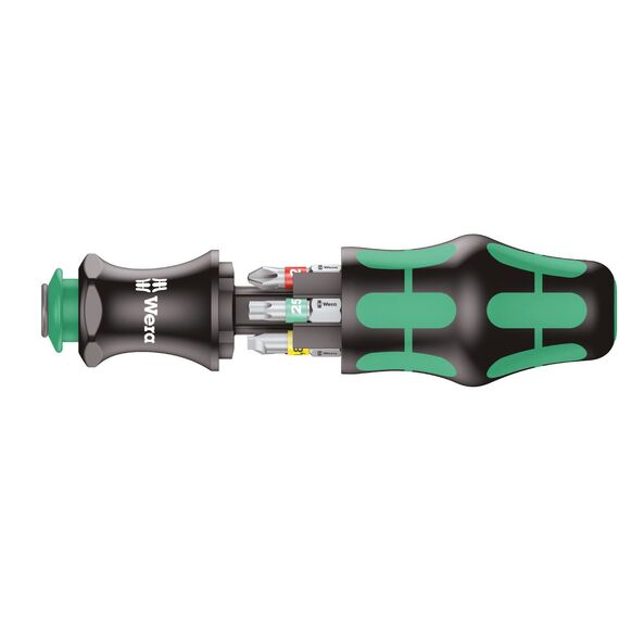 Wera 05051016001 Kraftform Kompakt 20 Tool Finder 1, mit Tasche, 7-teilig, Schwarz Grün, One size