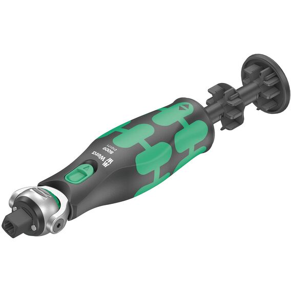 Wera 05004281001 8009 Zyklop Pocket Set 2, Knarren Satz, 17-teilig, Schwarz-grün