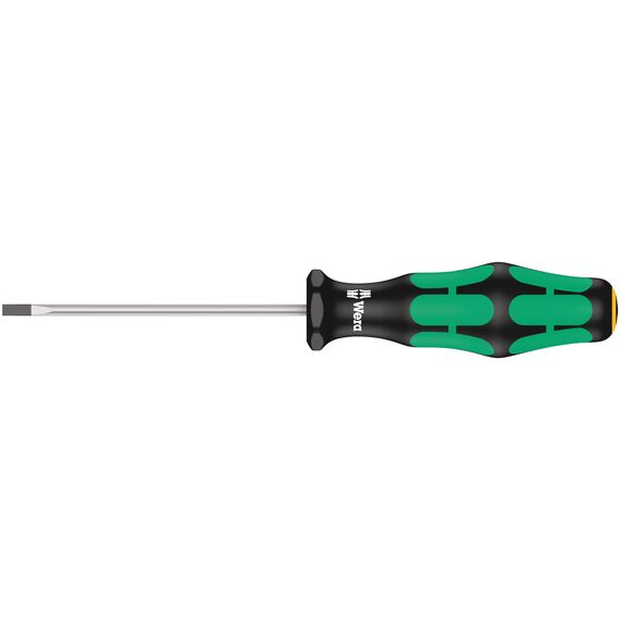 Wera 335 Schlitz-Schraubendreher - Elektrikerklinge, 0.5 x 3.0 x 80 mm, 05110001001
